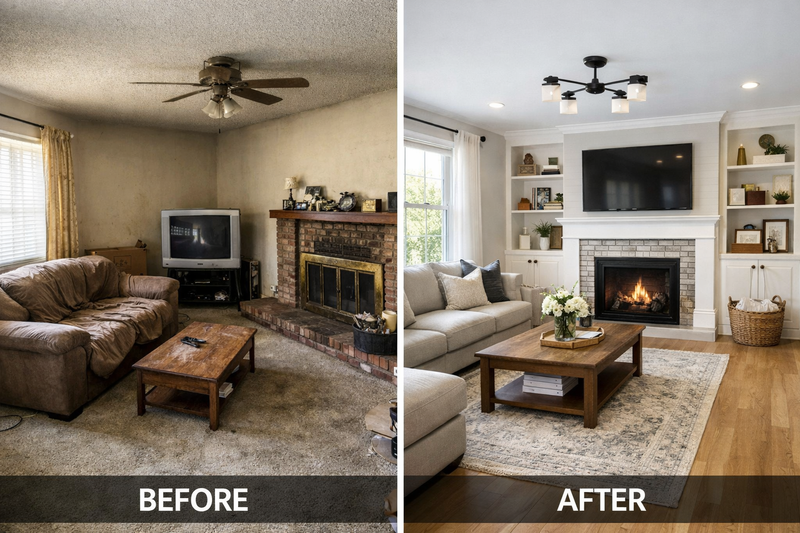 Full Living Room Makeover